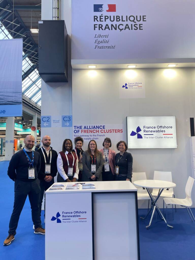 Les partenaires du stand France Offshore Renewables à WindEurope 2025
