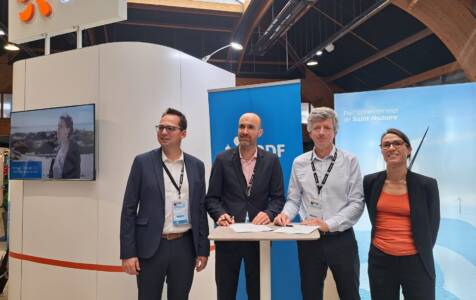 signature du partenariat EDF power solutions - BOP